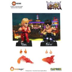 STREET FIGHTER - KIDS NATIONS GM02 KEN AND FEI LONG ACTION FIGURE SET