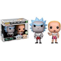 Rick & Morty - Buff Rick/Buff Summer 2pk Pop! Vinyl Figure