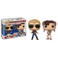 Marvel vs Capcom - Captain Marvel/Chun-Li Pop! 2pk Vinyl Figure