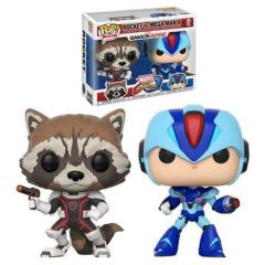 Marvel vs Capcom - Rocket Mega Man 2pk Pop! Vinyl Figure