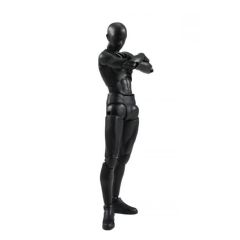 SHF - MALE BODYKUN SOLID BLACK COLOUR VER